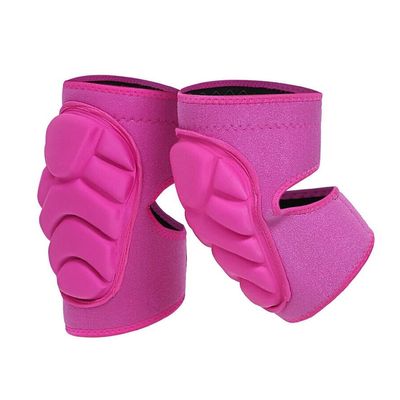 ADLIKES Knee Pads Protective Gear Set (2pc) for Cycling Running Volleyball Crashproof Antislip for Women Men Adults Fuchsia M