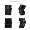 ADLIKES Knee and Elbow Pads Protective Gear Set (6pc) for Cycling Running Volleyball Crashproof Antislip for Women Men Adults Black S view 3