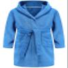 E.W Apparel Kids Boys Girls Hooded Towelling Bathrobe Dressing Gown Soft Terry Cloth Robe(Blue,9-10 Years) view 1