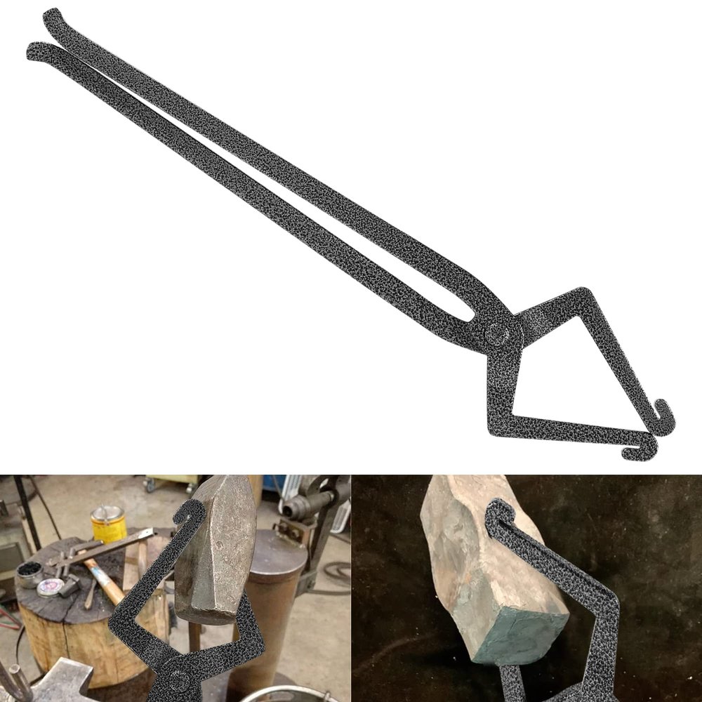 Hammer Eye Pick-Up Tongs for Blacksmithing & Bladesmithing