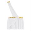 Zaldita Men's Sexy Toga Costume One Shoulder Ancient Greek Cosplay Outfit for Halloween Party White Large view 4