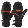 BASSDASH WinteFlex Insulated Ice Fishing Mittens Cold Weather Fingerless Gloves Water Resistant for Men Women Hunting view 4