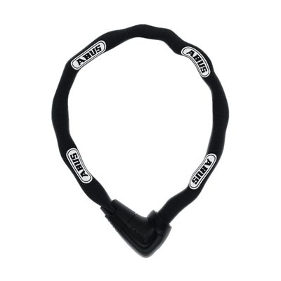 ABUS Steel-O-Chain 9809K Chain Lock - Bike Lock with XPlus Cylinder for Protection Against tampering - ABUS Security Level 12-9 mm Thick - 85 cm Long - Black