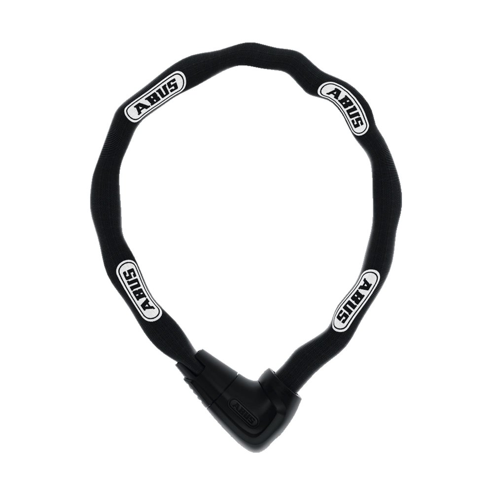 ABUS Steel-O-Chain 9809K Chain Lock - Bike Lock with XPlus Cylinder for Protection Against tampering - ABUS Security Level 12-9 mm Thick - 85 cm Long - Black