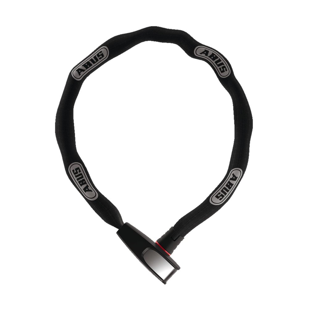 ABUS Catena 6806K QST Chain Lock - Bicycle Lock with Bracket - ABUS Security Level 6-6mm Thick - 85cm Long - Black