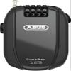 ABUS Combiflex Cable Lock - Lock for securing skis, Helmet, pram and Luggage - Trip 125-125 cm Long - 3 mm Thick - with Number Code - Black view 1