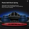 Comfortable Bike Seat,Waterproof High-Elastic Cushion Soft Bike Saddle with Warning Tail Light,Ergonomic Ventilation Design Bike Seat,for Mountain Road Bikes,Black,One Size view 4