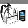 Keepcross Stadium Approved Clear Backpack 12x6x12 with Reinforced Straps  Waterproof Small Clear Bag for Stadium Events, Sports, Festival, Concert view 2