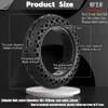 Felixstory 10 Inches Solid Honeycomb Tire 10x2.125/2.0 for Xiaomi M365/Pro Gotrax G4 Hiboy S2 Pro Ninebot F40 Electric Scooter, Rubber Plosion-Proof Tyre non-slip non-pneumatic Tire Replacement Wheel view 3