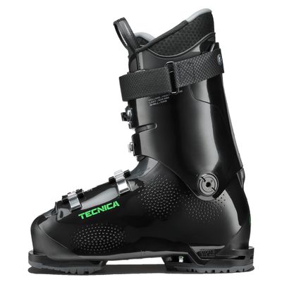 Tecnica Men's Mach Sport HV 80 GW 80-Flex Warm Functional Comfortable Alpine All Mountain Ski Boots, Black, 7.5
