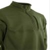 Pnuma Outdoors Durango Fleece Pullover, Olive, Insulated Polyester, Breathable, Quarter Zip, YKK Zippers (DU-FP-OL) view 4