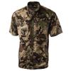 Pnuma Outdoors Short Sleeve Shooting Shirt, Caza Camo, Moisture Wicking, UPF 30+, Odor Control, Athletic Fit (PSSSSC) view 1