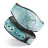 Design Skinz Cracked Turquise Marble Surface Premium Vinyl Decal Wrap Cover for The Disney MagicBand+ (Fits MagicBand+ for Disney Parks) view 1