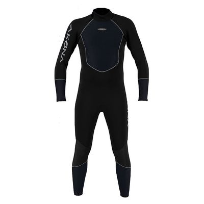 AKONA Men's 3mm Full Suit. Quantum Stretch Neoprene. Designed to Keep You Warm in The Waters Between 70 and 85 Degrees. Suitable for Scuba, Snorkeling, Paddle Boarding, Kayaking, or Surfing - 2XLarge
