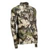 Pnuma Outdoors Merino Wool 1/4 Zip Pullover Base Layer, 3XL, Caza Camo, Polygiene, Zippered Chest Pocket (ME-QZ-CZ) view 3