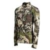 Pnuma Outdoors Merino Wool 1/4 Zip Pullover Base Layer, 3XL, Caza Camo, Polygiene, Zippered Chest Pocket (ME-QZ-CZ) view 4