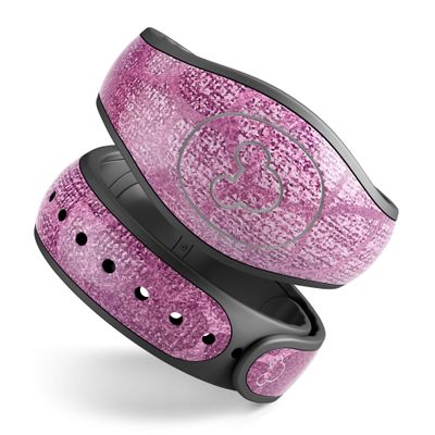 Design Skinz Glamorous Pink Scales Premium Vinyl Decal Wrap Cover for The Disney MagicBand 1 (Fits MagicBand 1 for Disney Parks)