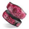 Design Skinz Deep Fuschia Oval Pattern Premium Vinyl Decal Wrap Cover for The Disney MagicBand+ (Fits MagicBand+ for Disney Parks) view 1