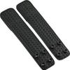 Perfect Fit Duty Belt Keeper Double Width 1.75 inch for Belts 2 1/4 inch wide, Basketweave Leather and Hidden Snap 2 Pack view 1