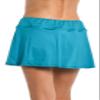 24th & Ocean Women's Skirted Hipster Bikini Swimsuit Bottom, Teal, M view 2