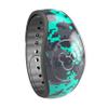 Design Skinz Bright Teal and Gray Digital Camouflage Premium Vinyl Decal Wrap Cover for The Disney MagicBand 1 (Fits MagicBand 1 for Disney Parks) view 3