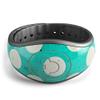 Design Skinz Dark Teal and White Polka Dots Pattern Premium Vinyl Decal Wrap Cover for The Disney MagicBand+ (Fits MagicBand+ for Disney Parks) view 2