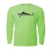 Denali Men's Marlin Logo Tournament Teaser UPF 50+ Long Sleeve T-Shirt, UV Protection, Quick Dry Fisherman's Shirt (Poison, Medium) view 1