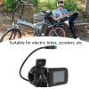 Alomejor LCD Display Meter, Low Failure Rate Electric Odometer Electronic Panel Speedometer for E Scooter Replacement view 4