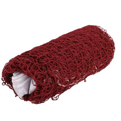 Portable Badminton Net - Outdoor Volleyball Net for Backyard and Beach, Professional Tennis Net for Tennis, Soccer Tennis, Kids Volleyball - 6.5x0.5m(Red)