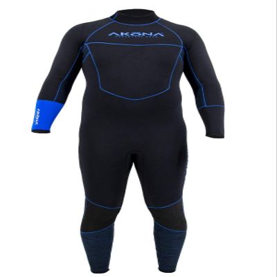 AKONA Men's 3mm Full Suit. Quantum Stretch Neoprene. Designed to Keep You Warm in The Waters Between 70 and 85 Degrees. Suitable for Scuba, Snorkeling, Paddle Boarding, Kayaking, or Surfing - 5XLarge