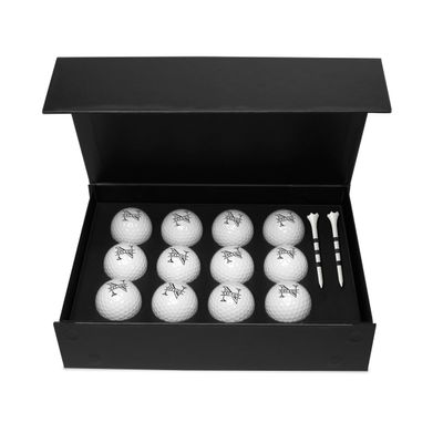 Infusion Personalized Golf Ball Gift Set - Monogrammed Golf Balls - 12 Custom Golf Balls Plus 2 Tees (GB-23)