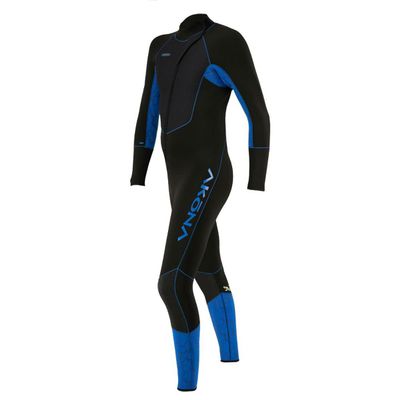 Akona 3mm Men's Front Zip Full Blue Wetsuit Size 4XL