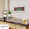 Washington Commanders Football - 40.25x13.75-inch Standard Framed Print by Blakeway Panoramas view 4