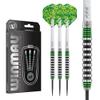 Winmau Advance 500 Series Tungsten Steeltip Darts Set with Flights and Shafts (Stems) - Available in Blue and Green (Green, 24g) view 1