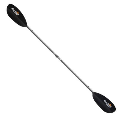 AQUA BOUND Manta Ray Carbon Kayak Paddle - Carbon Shaft/Carbon Blade, 2 Piece (Versa-Lok), Black, 200-215 cm
