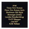 Size: 2.875" W x 0.875" H | Personalized Trophy Award Name Plates Engraved | Custom Metal Perpetual Plaques with Stick on Adhesive Tape (2-7/8" W x 7/8" H, Black Brass (Gold Letters)) view 3
