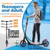 SereneLife Graffiti Foldable Kick Scooter, Lightweight and Portable, Suitable for Adults and Teens, Easy Folding and Adjustable Height view 4