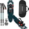 Retrospec unisex adult Snowshoe and Trekking Pole Bundle, Superior Blue, 30 US view 1