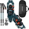 Retrospec Drifter Snowshoes & Trekking Poles Bundle with Adjustable Bindings - Lightweight Aluminum Snow Shoes for Women & Men - All Terrain Hiking & Winter Sports view 1