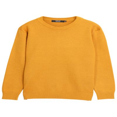 X RAY Boys Crewneck Sweater (XS - XXL), School Uniform Big Boys' & Little Kids Youth Crew Neck Long Sleeve Pullover, Mustard, XX-Large (18)