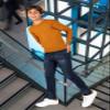 X RAY Boys Crewneck Sweater (XS - XXL), School Uniform Big Boys' & Little Kids Youth Crew Neck Long Sleeve Pullover, Mustard, XX-Large (18) view 3