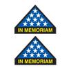 3 inch In Memoriam Decal S view 1