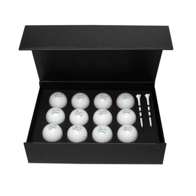 Infusion Personalized Golf Ball Gift Set - Monogrammed Golf Balls - 12 Custom Golf Balls Plus 2 Tees (GB-15)