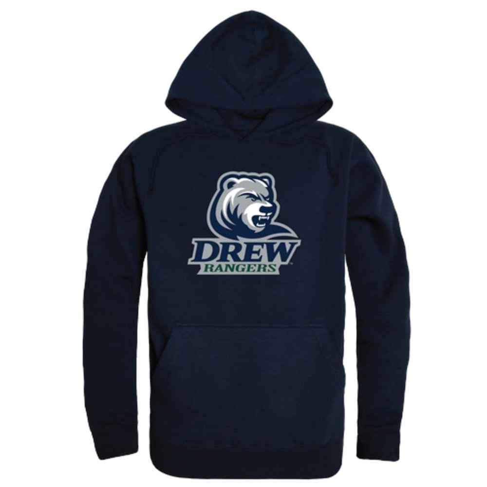 W Republic Drew University Rangers Freshman Fleece Hoodie Sweatshirts Navy Small