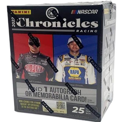 NASCAR Panini 2022 Chronicles Racing Trading Card BLASTER Box [5 Packs, 1 Autograph OR Memorabilia Card]