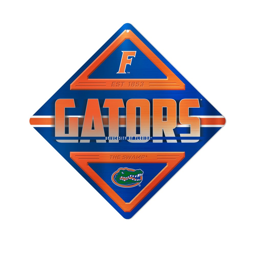 NCAA Florida Gators Metal Sign 16.5" x 16.5" Home Dcor - Bedroom - Office - Man Cave