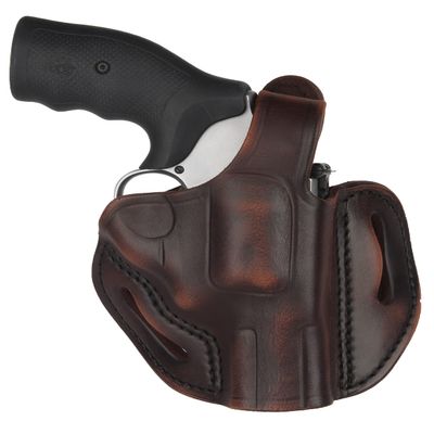 1791 GUNLEATHER K-Frame Revolver Holster - OWB Leather Gun Holster - Covers Barrels up to 2.75" - Compatible with Ruger Speed Six, Smith & Wesson Model 19, Taurus 617 Vintage