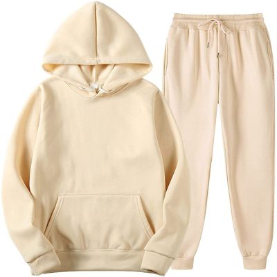 tuduoms Sweatsuits Women's Casual 2 Piece Sweatshirt & Sweatpants Set Sports Athletic Pullover Hoodie Track Suits with Pocket