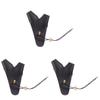 INOOMP 3pcs Leather Archery Hand Protector Pu Finger Glove for Comfortable Wear and Soft Material for Outdoor Shooting and Archery Practice view 1