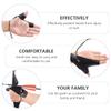 INOOMP 3pcs Leather Archery Hand Protector Pu Finger Glove for Comfortable Wear and Soft Material for Outdoor Shooting and Archery Practice view 4